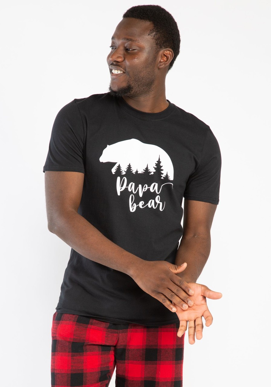 Men DISTILLERY Graphic T-Shirts | Papa Bear T-Shirt