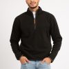 Men POINT ZERO Hoodies & Sweaters | Mock Zip Micro Polar Fleece