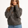 Women KISMET Sweaters & Cardigans | Marcia Mock Neck Popover