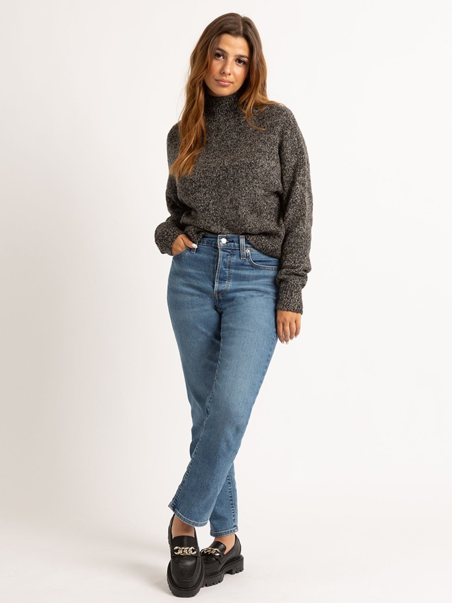 Women KISMET Sweaters & Cardigans | Marcia Mock Neck Popover