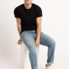 Men SILVER Straight Jeans | Machray Athletic Straight Jean