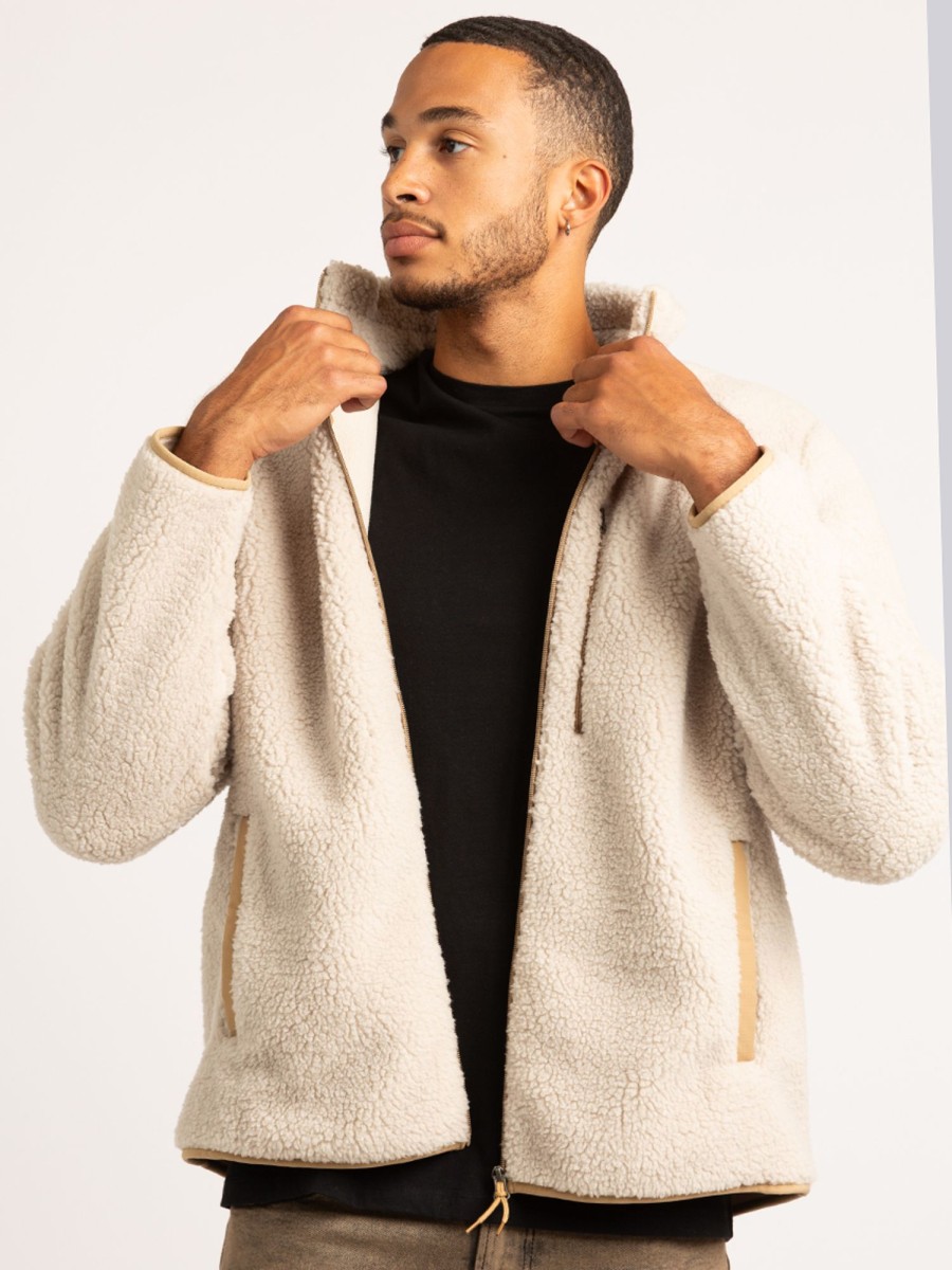 Men distillery | Sherpa Full Zip Jacket