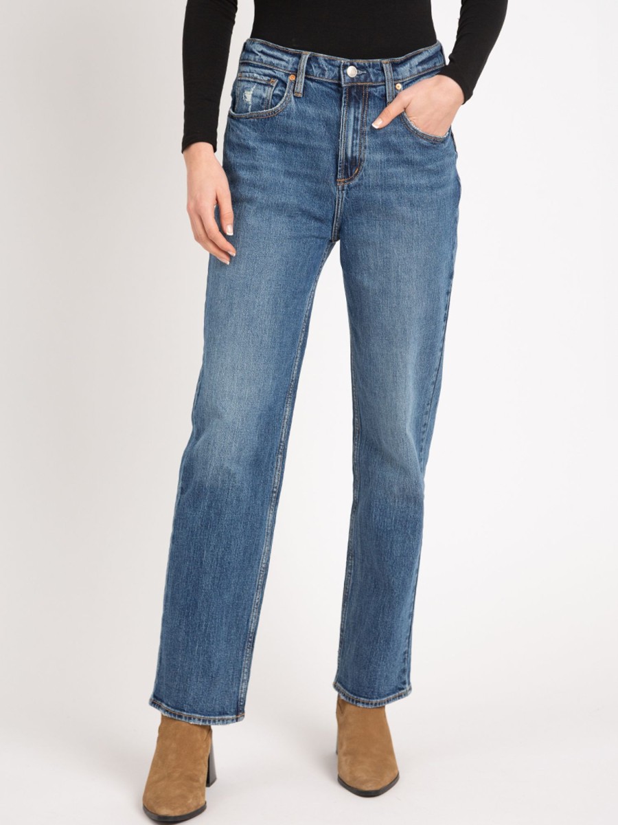 Women SILVER Straight Jeans | Highly Desirable Straight Leg Jean