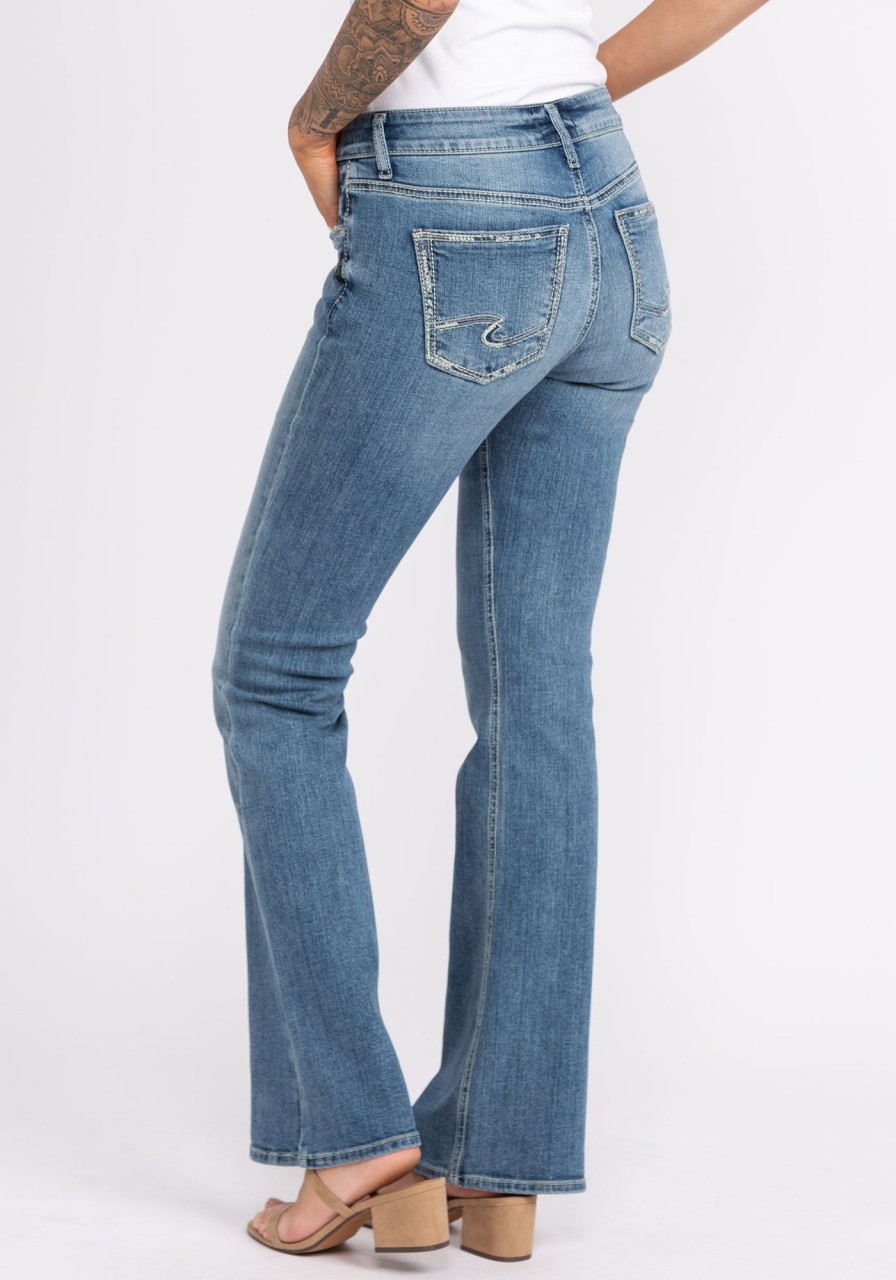 Women SILVER Bootcut Jeans | Curvy Fit Bootcut Jeans