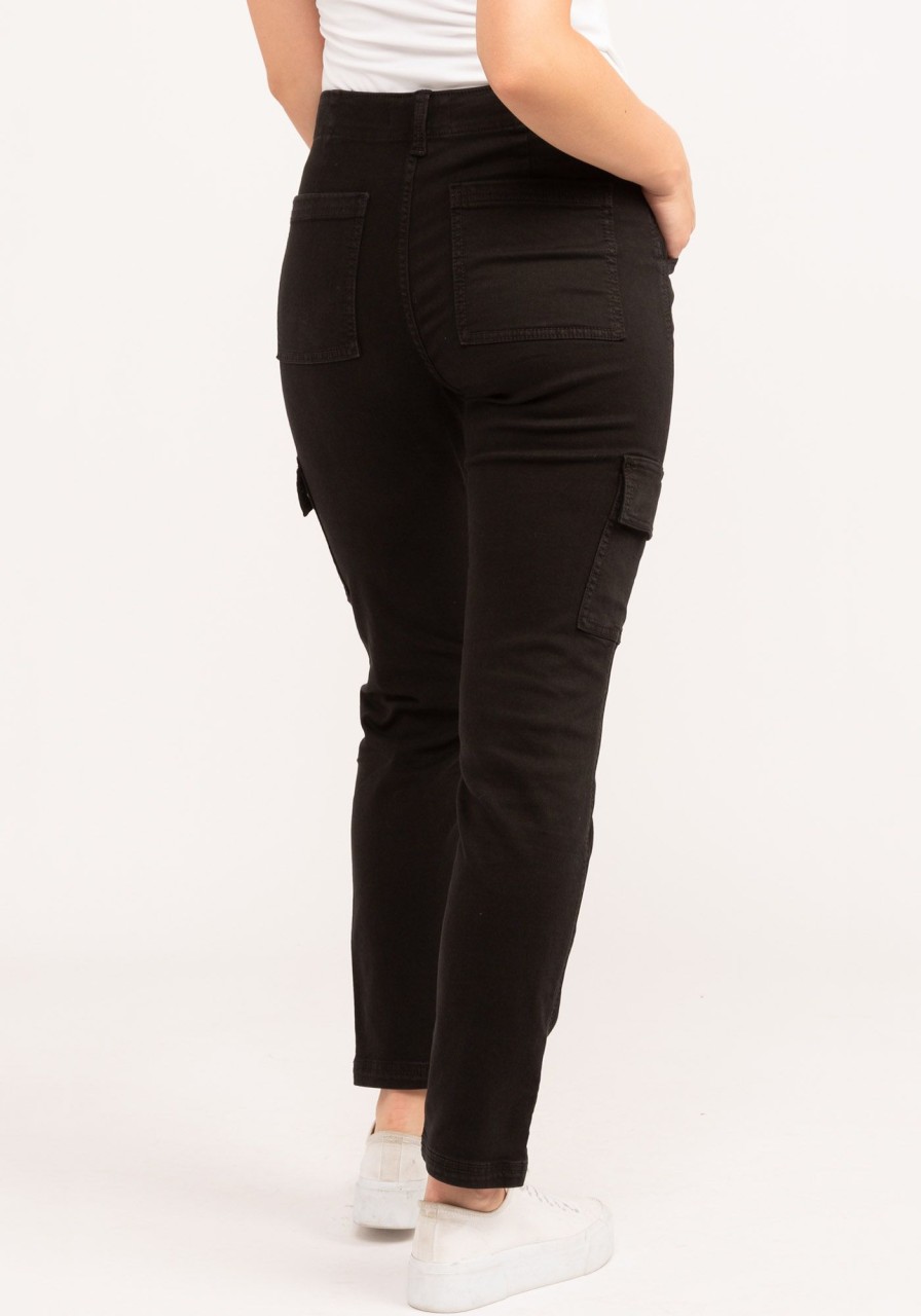 Women BRODY Straight Jeans | High Rise Cargo