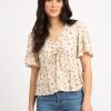 Women Bootlegger Shirts & Blouses | Wendi Short Sleeve Peplum Top