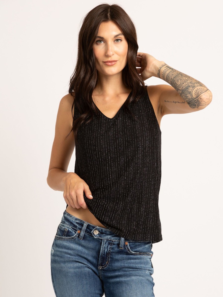 Women KISMET T-Shirts & Tanks | Dannii Double V-Neck Tank Top