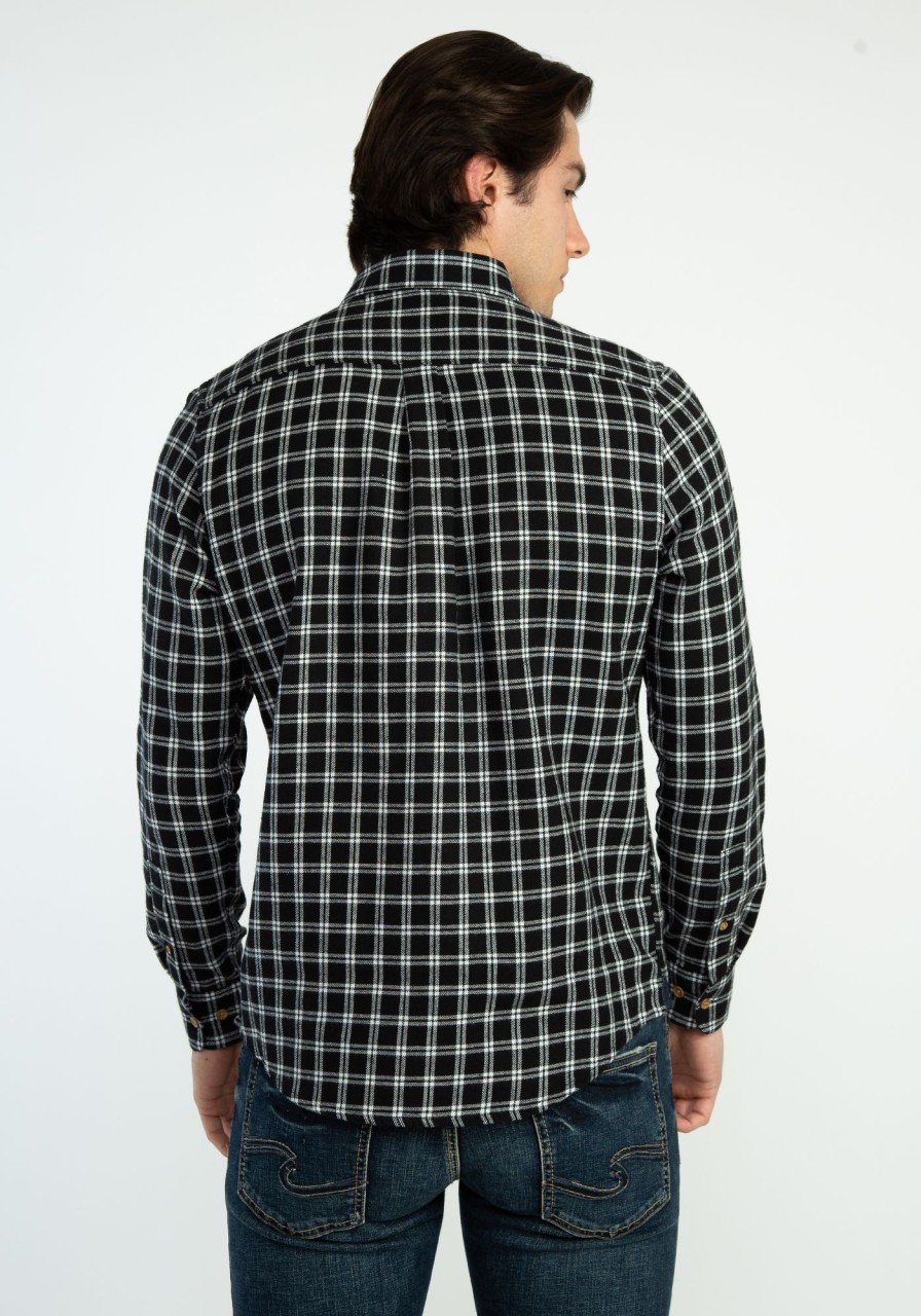 Men REPORT COLLECTION Shirts | Plaid Flannel Shirt