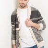 Men distillery Hoodies & Sweaters | Denzel Striped Shawl Collar Cardigan