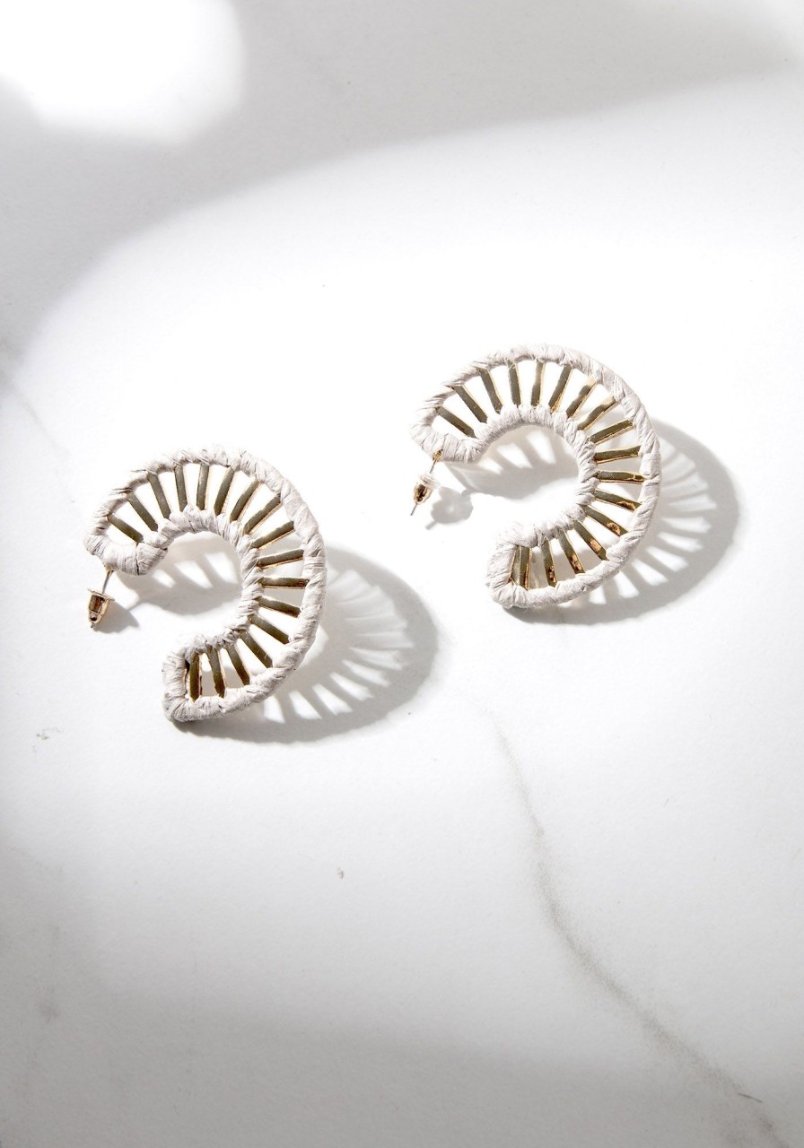 Women kismet Jewellery | Gold Circle Earrings