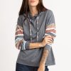 Women KISMET T-Shirts & Tanks | Kari Hooded Long Sleeve