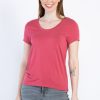 Women KISMET T-Shirts & Tanks | Brady Basic Scoop Neck Short Sleeve Tee