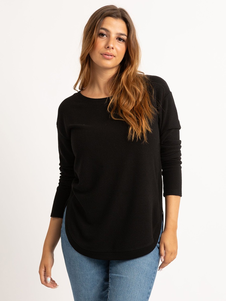 Women kismet T-Shirts & Tanks | Logan Core Scoop Neck Long Sleeve