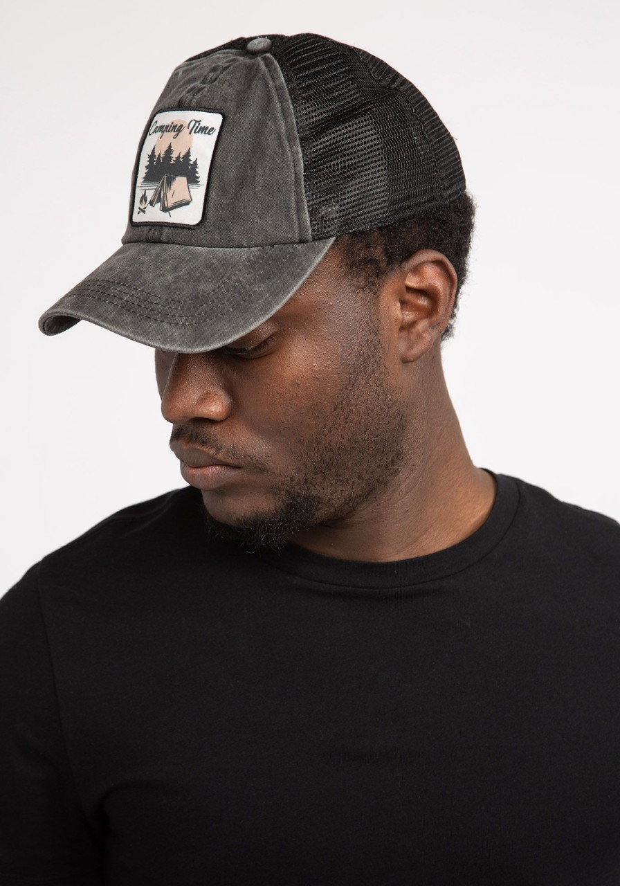 Men BOOTLEGGER Hats & Toques | Baseball Cap With Mesh Back