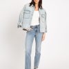 Women SILVER Slim Jeans | Boyfriend Slim Leg Jean