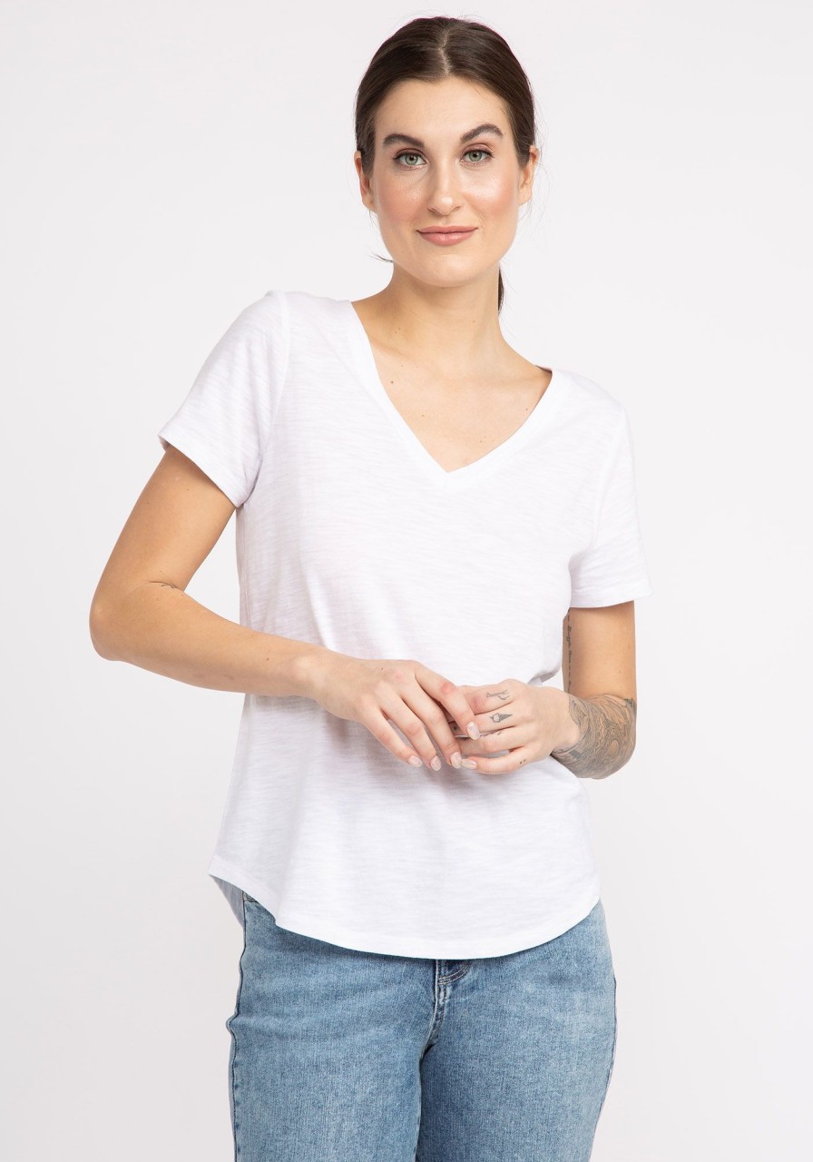 Women KISMET T-Shirts & Tanks | Elena Core V-Neck T-Shirt