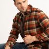 Men SILVER JEANS CO. Shirts | Flannel Long Sleeve Shirt