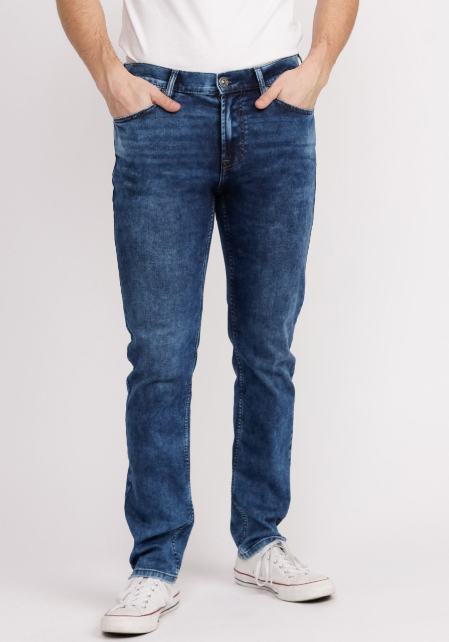 Men BOOTLEGGER Slim Straight Jeans | Coolmax® Slim Straight Tech Jeans