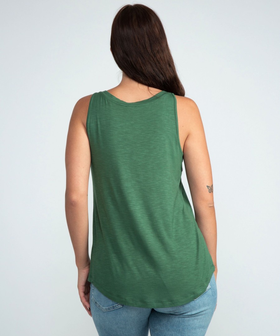 Women KISMET T-Shirts & Tanks | V Neck Textured Knit Tank - Ela