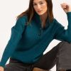 Women KISMET Sweaters & Cardigans | Neiva Henley Mock Neck Popover