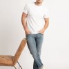 Men SILVER Straight Jeans | Allan Slim Straight Jean