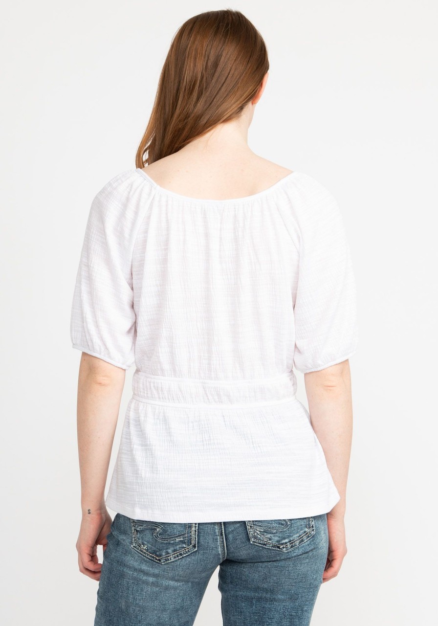 Women KISMET T-Shirts & Tanks | Knox Square Neck Short Sleeve Top