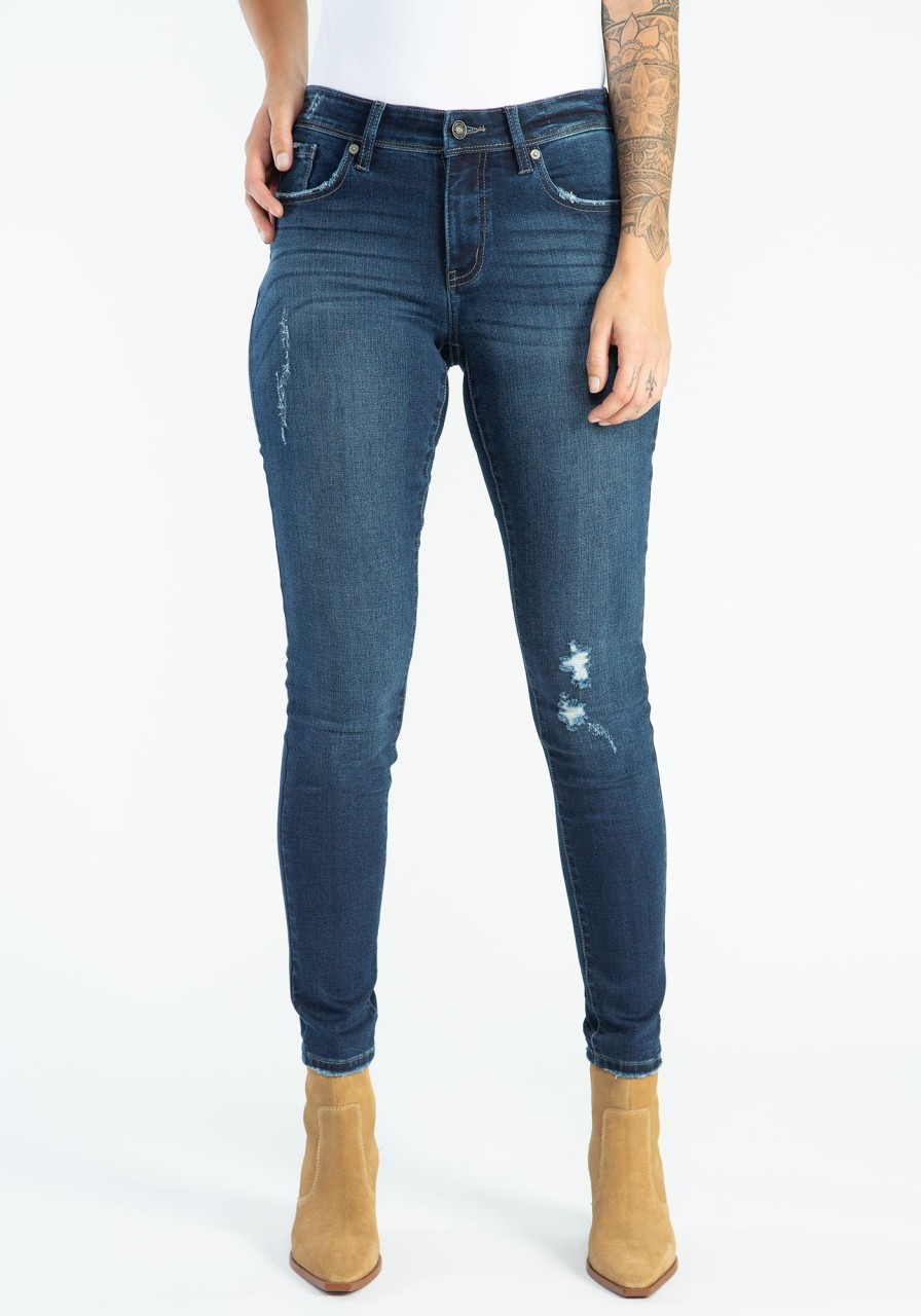 Women KANCAN Skinny Jeans | Mid Rise Super Skinny Jeans