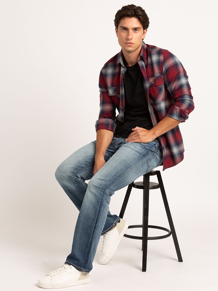 Men POINT ZERO Shirts | Brushed Flannel Shirt