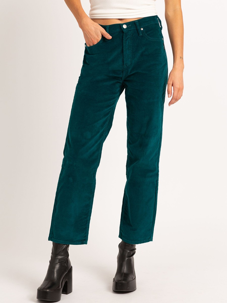 Women SILVER Straight Jeans | Highly Desirable Corduroy Straight Jean