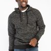 Men DISTILLERY Hoodies & Sweaters | Noah Brushed Henley Hoodie