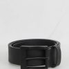 Men BOOTLEGGER Belts | Men'S Black Buckle Belt