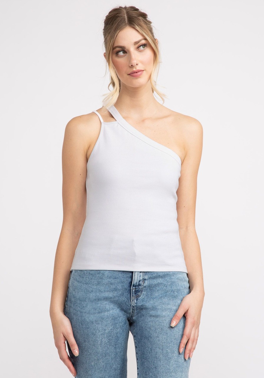 Women KISMET T-Shirts & Tanks | Gabriela One Shoulder Tank Top