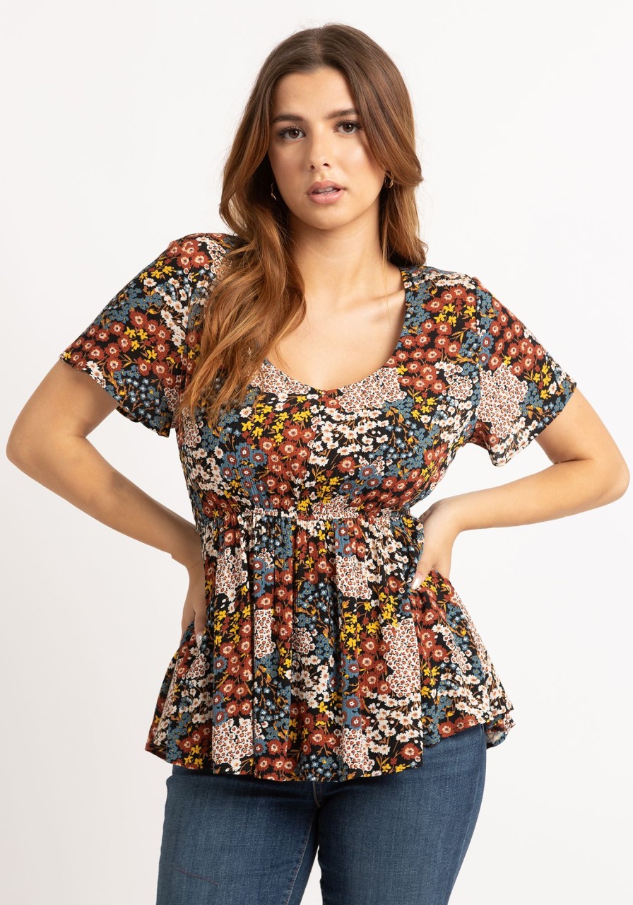 Women kismet Shirts & Blouses | Camila Short Sleeve Blouse