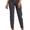 Women SILVER Straight Jeans | High Rise Slim Straight Leg Jeans