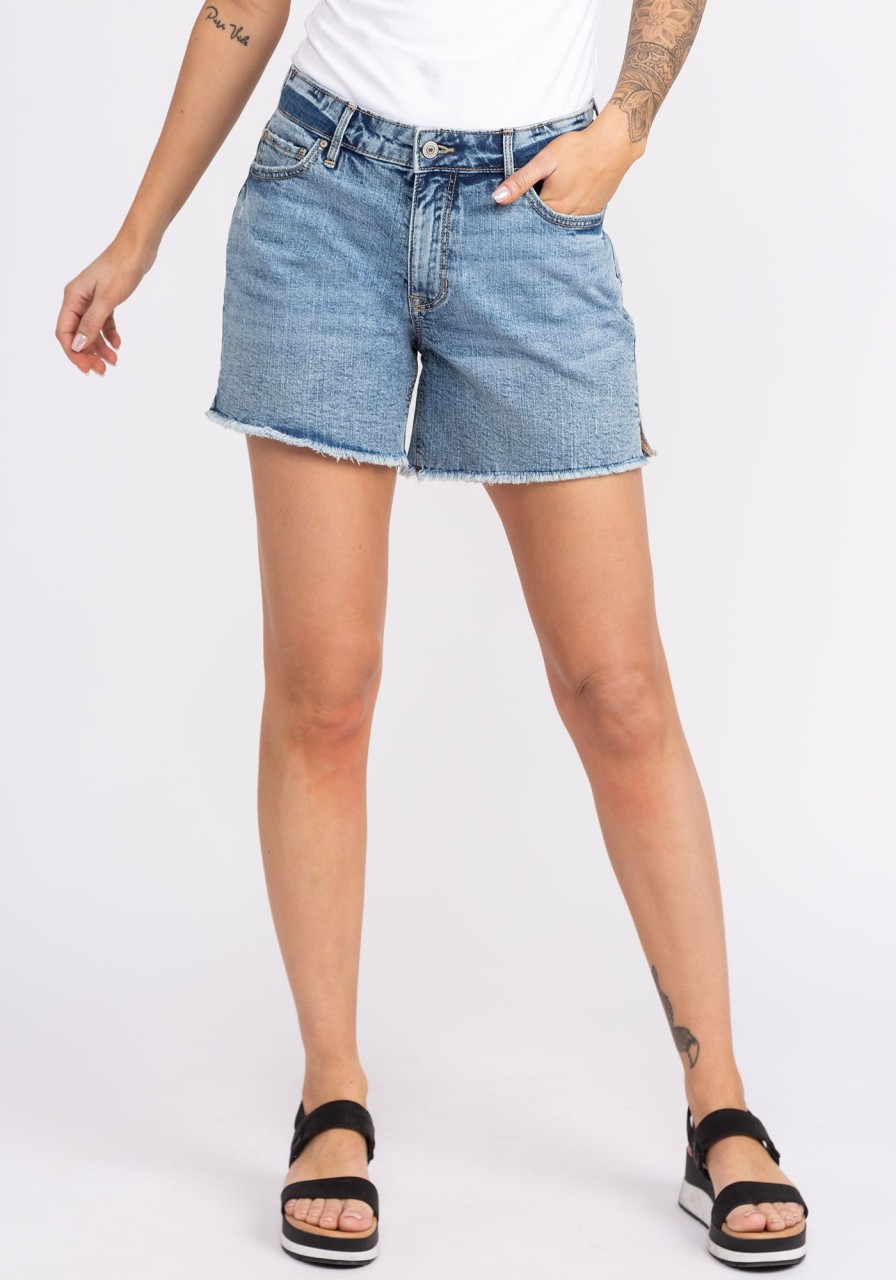 Women BOOTLEGGER | Mid-Rise 90S Long Shorts