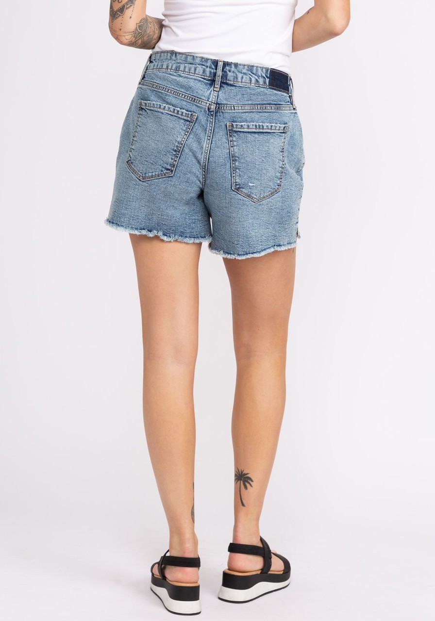 Women BOOTLEGGER | Mid-Rise 90S Long Shorts