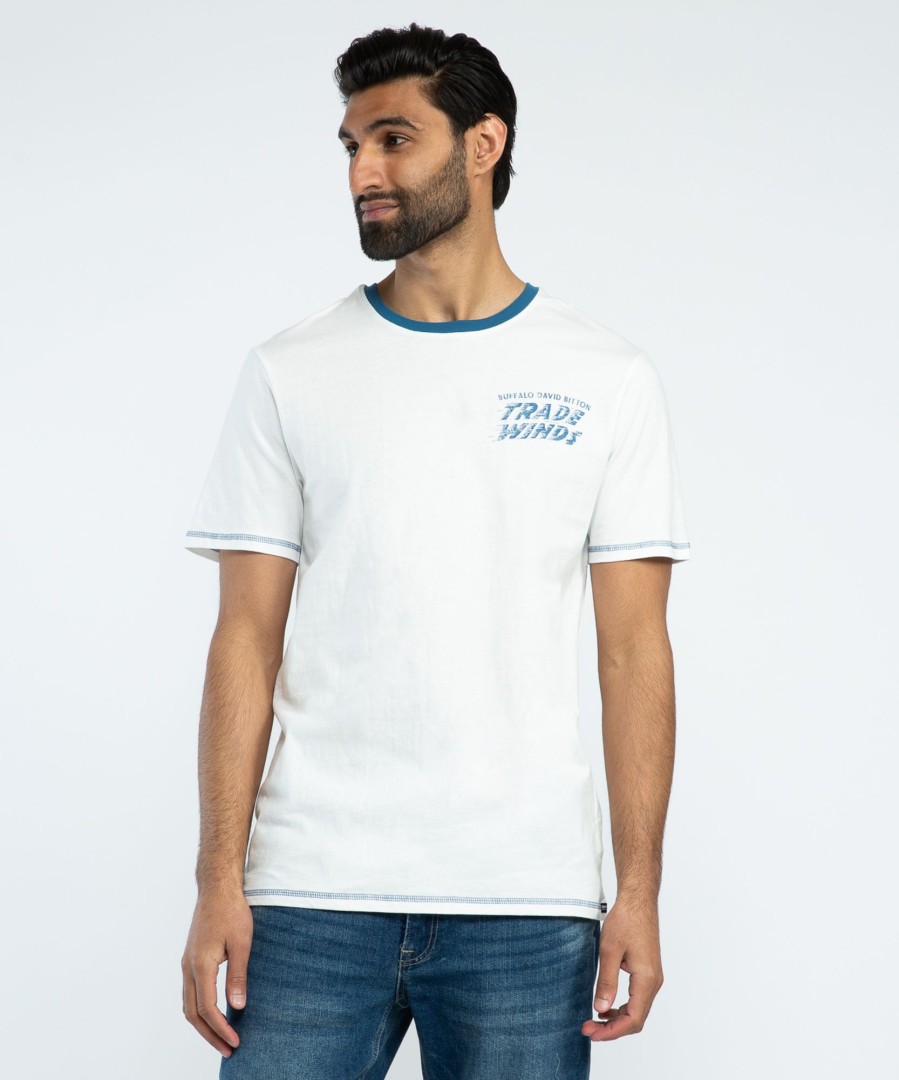 Men BUFFALO Graphic T-Shirts | Trade Wind Screen Tee