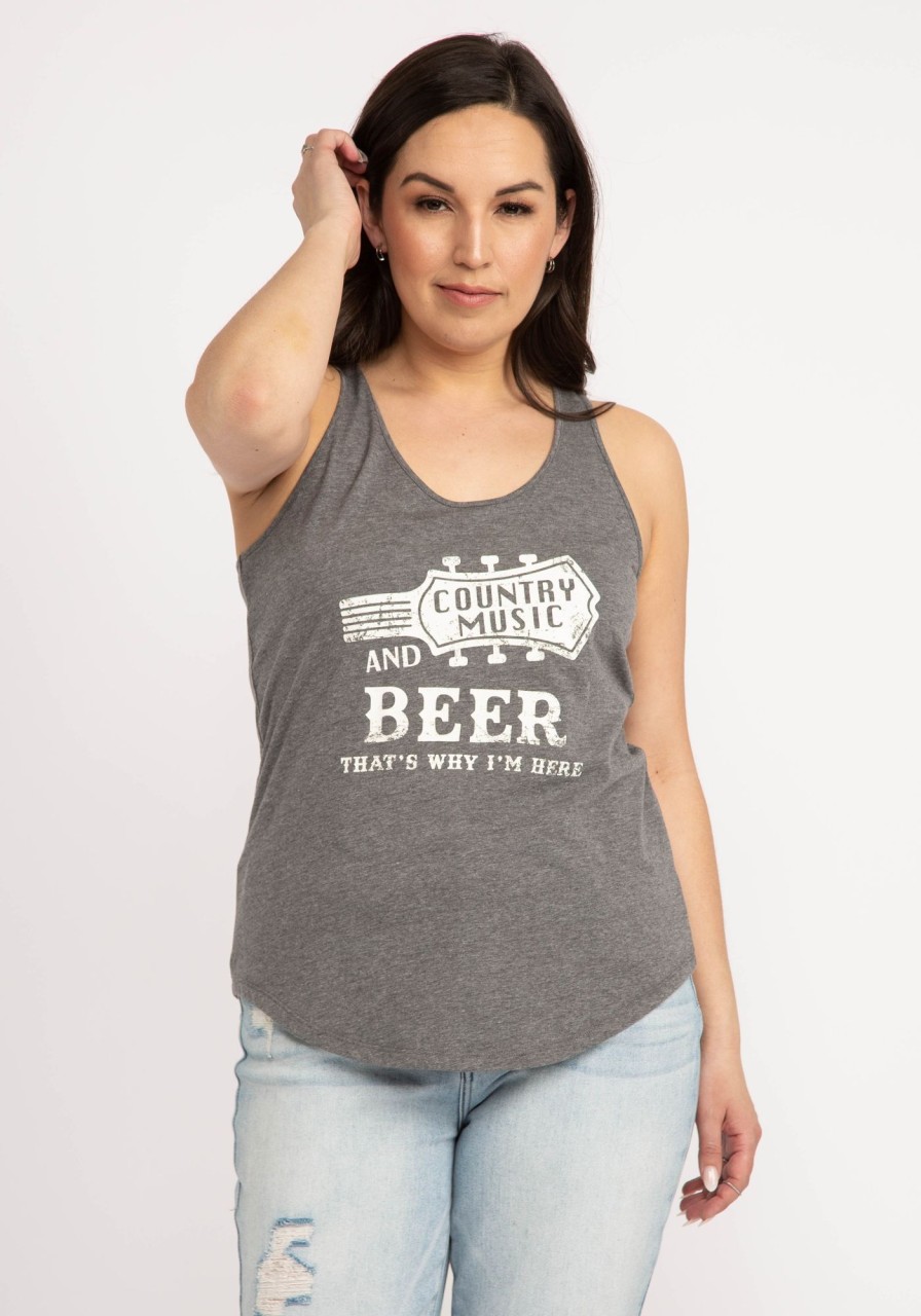 Women KISMET T-Shirts & Tanks | Country Music Racerback Tank Top