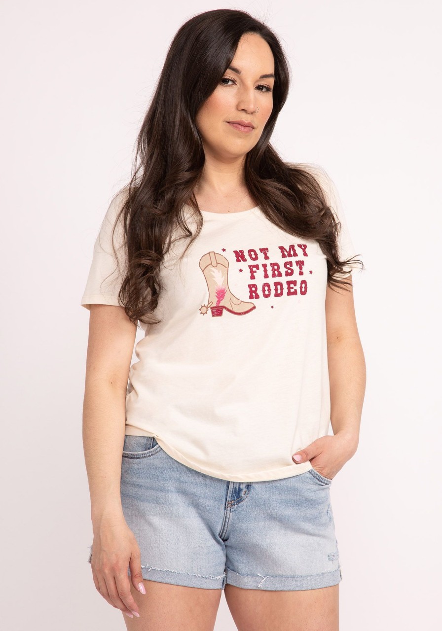 Women kismet Graphic T-Shirts | Not My First Rodeo Graphic T-Shirt