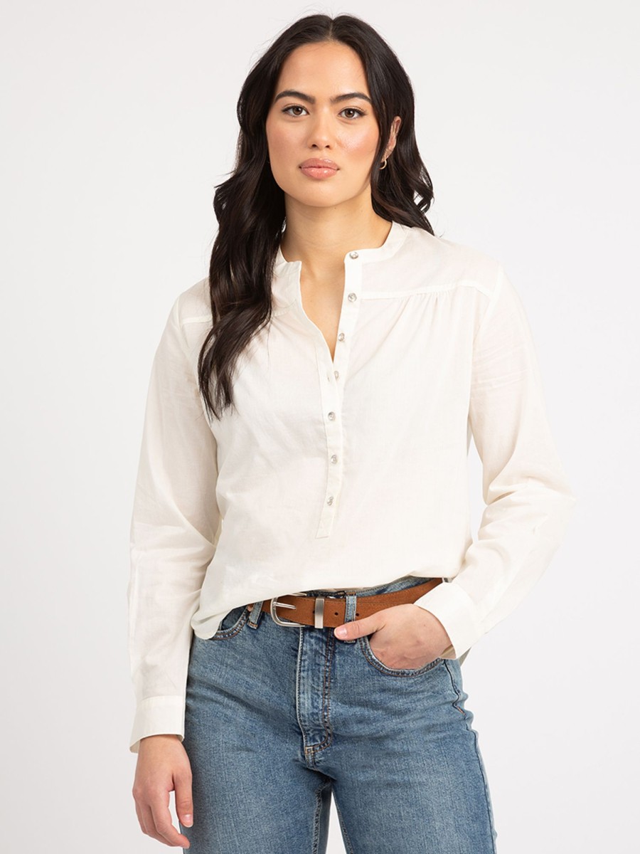 Women Bootlegger Shirts & Blouses | Giannina Button Front Shirt