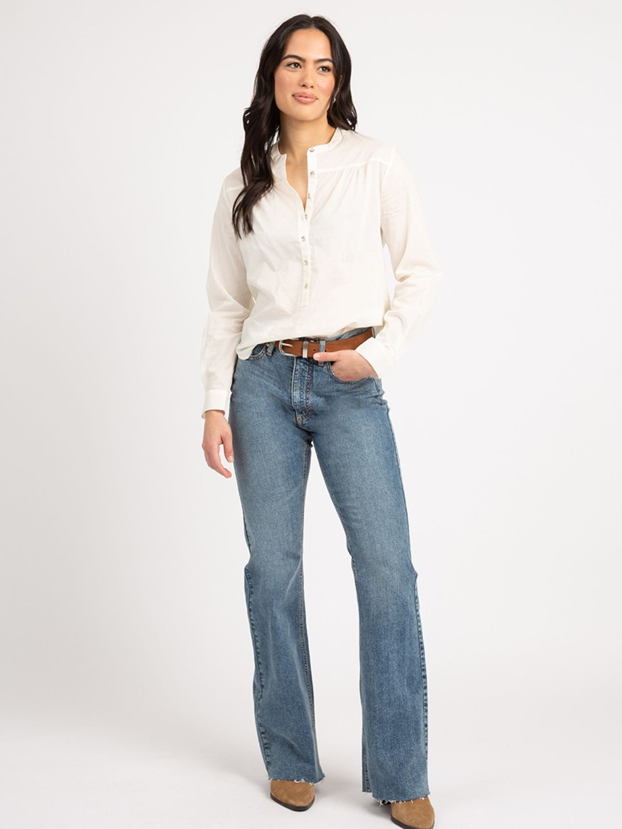 Women Bootlegger Shirts & Blouses | Giannina Button Front Shirt