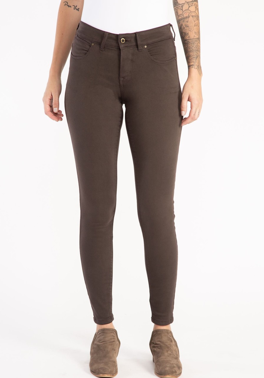 Women BRODY Skinny Jeans | Mid-Rise Coloured Skinny Jeans