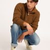 Men PROJEK RAW Hoodies & Sweaters | 1/4 Zip Mock Neck Sweater