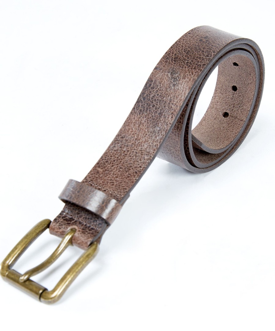 Men DISTILLERY Belts | Men'S Leather Belt