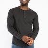 Men DISTILLERY Long Sleeve T-Shirts | Devon Long Sleeve Henley