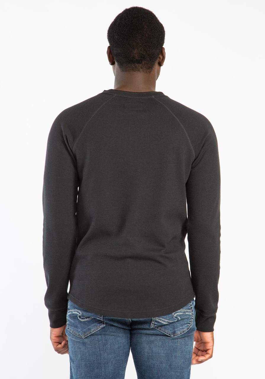 Men DISTILLERY Long Sleeve T-Shirts | Devon Long Sleeve Henley