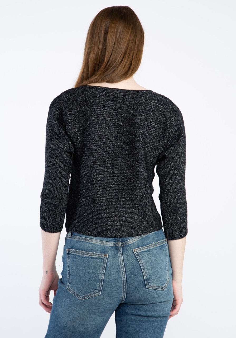 Women KISMET Sweaters & Cardigans | Anne Boatneck Popover Sweater W/ Lurex